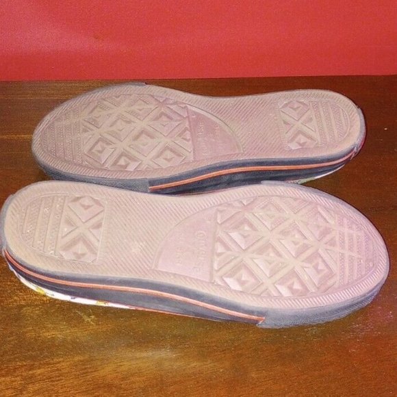 Converse‎ All Star Kids Size 3 Dinosaur Print Low Top Shoe - Picture 3 of 5